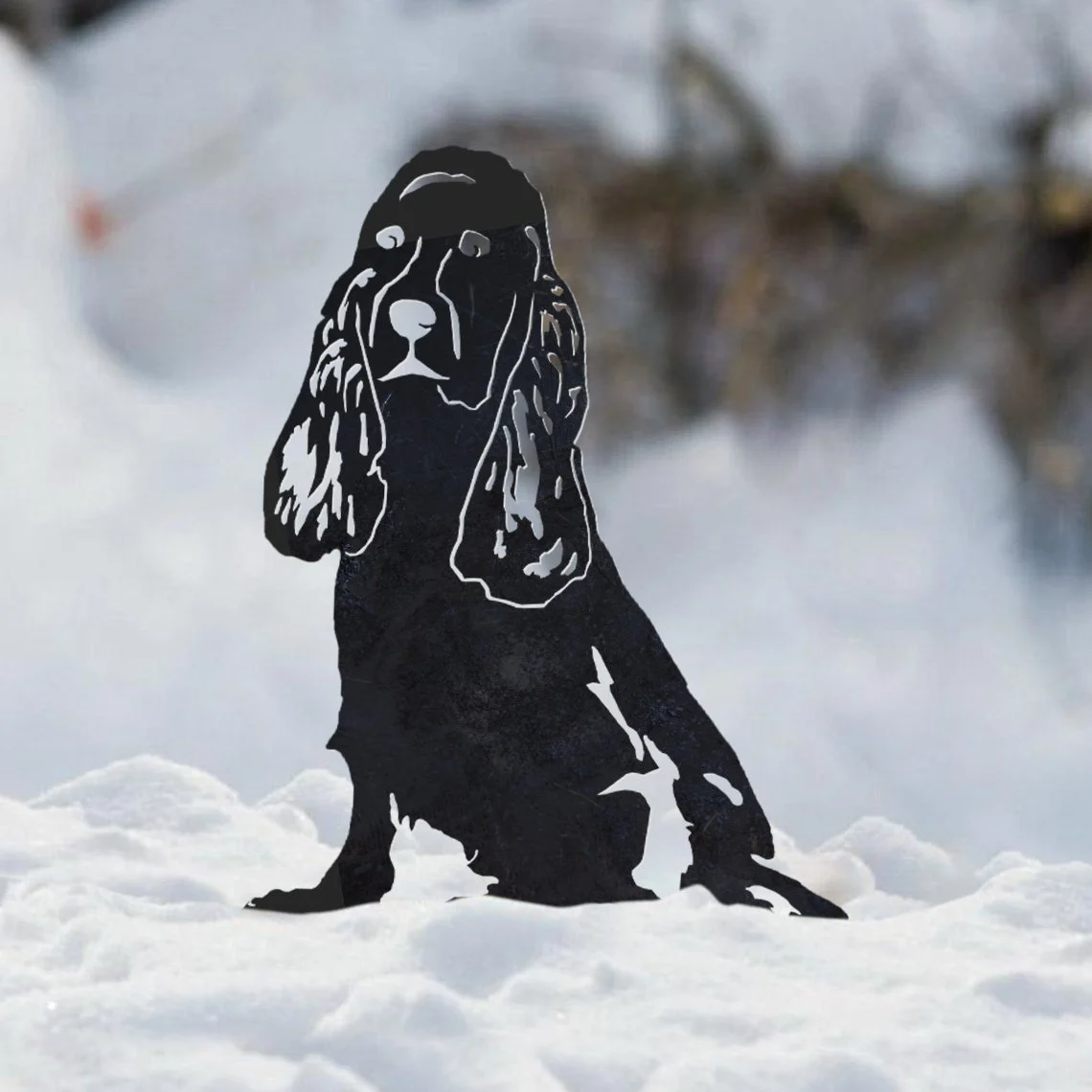 Cocker Spaniel Metal Silhouette