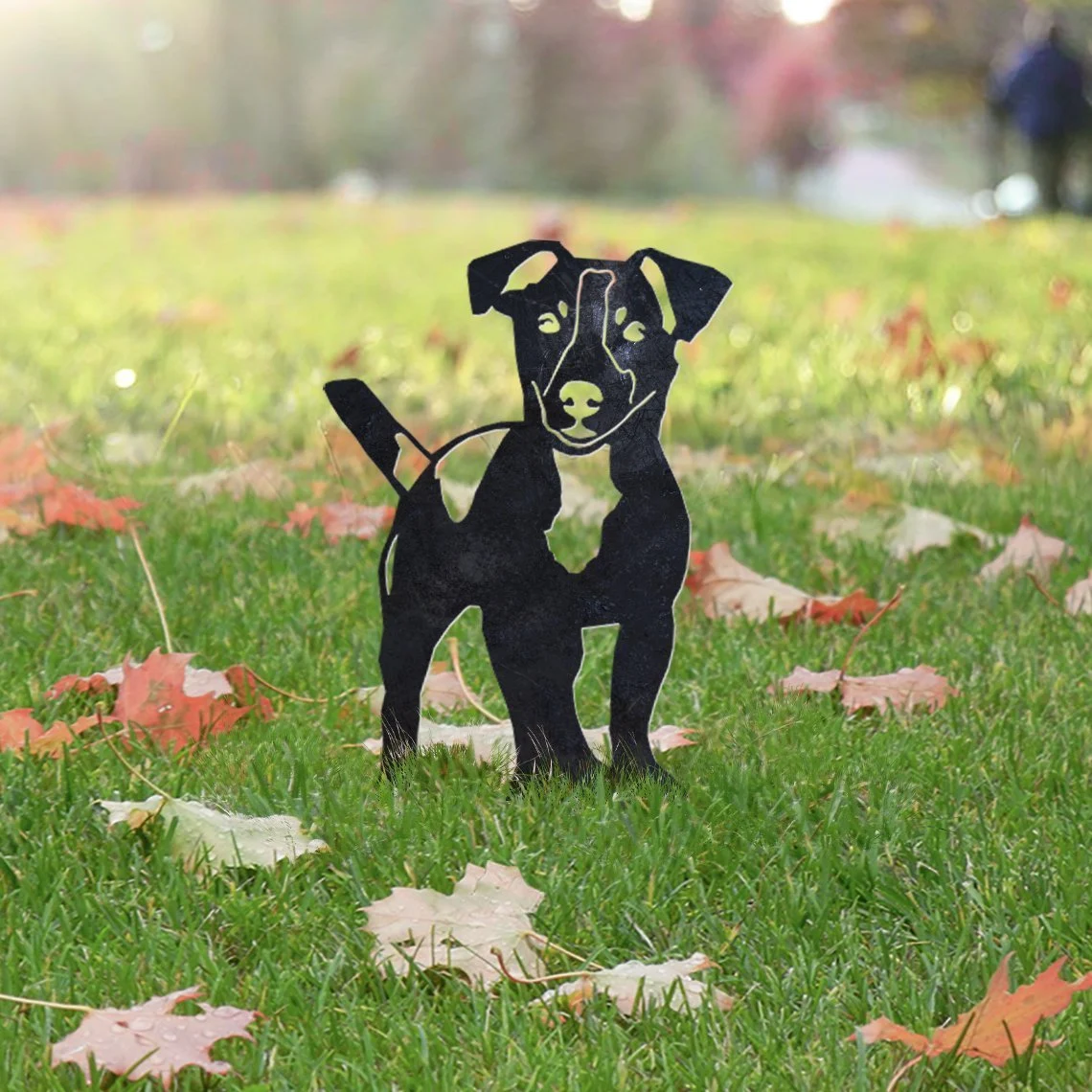 Jack Russell Terrier Metal Silhouette