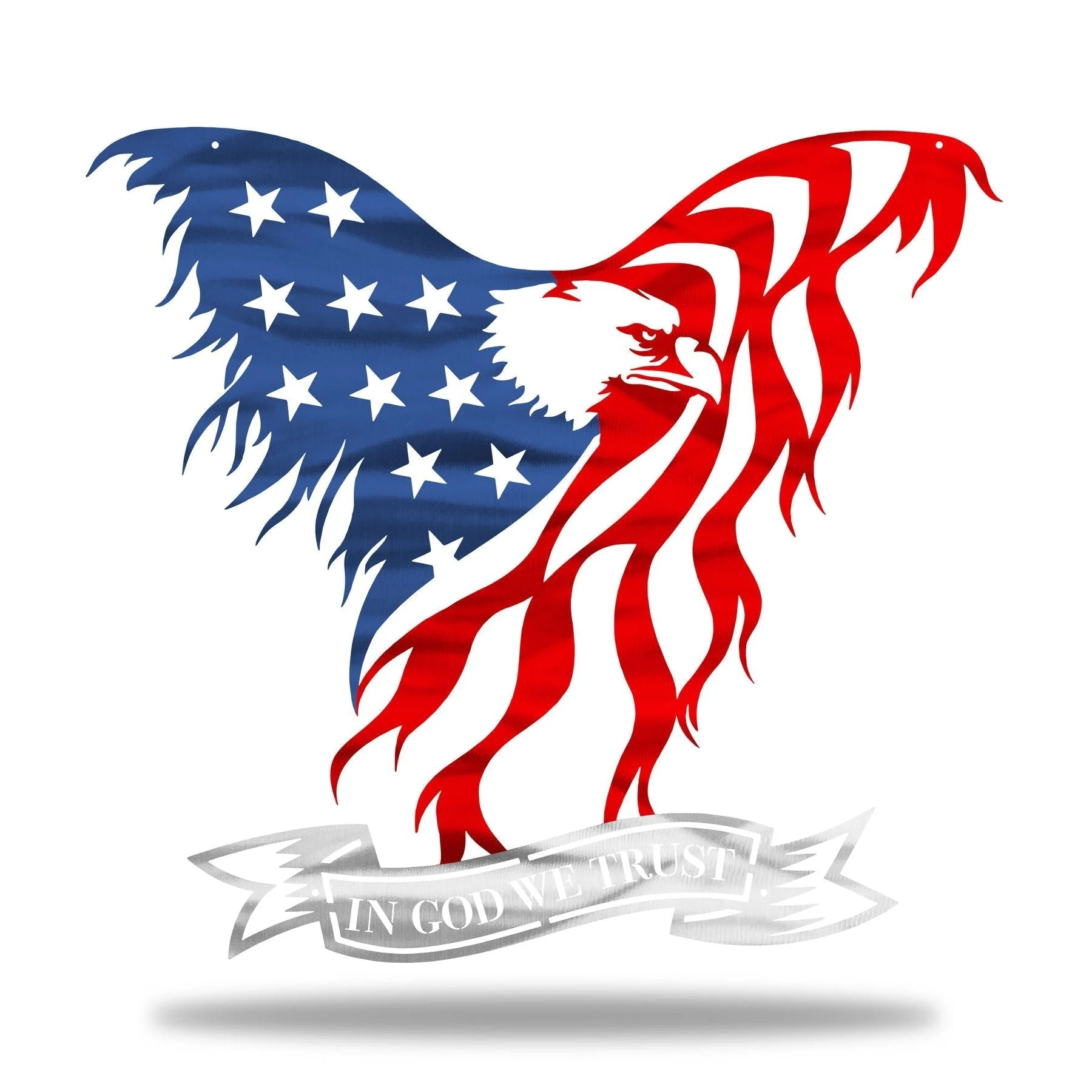 In God We Trust Eagle Wall Art