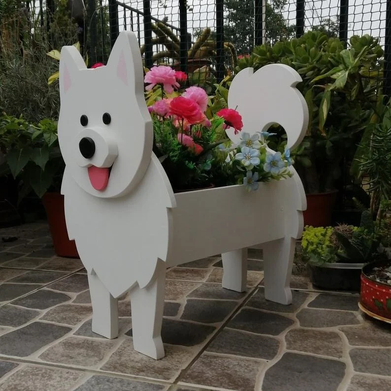Samoyed Pet Planter