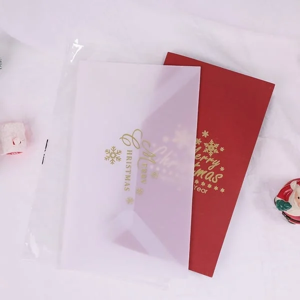 🎁Only $0.99 - The 4th Piece🎄(4PCS/SET) Special 3D Christmas Handmade Cards - BUY 2 SET FREE SHIPPING!!