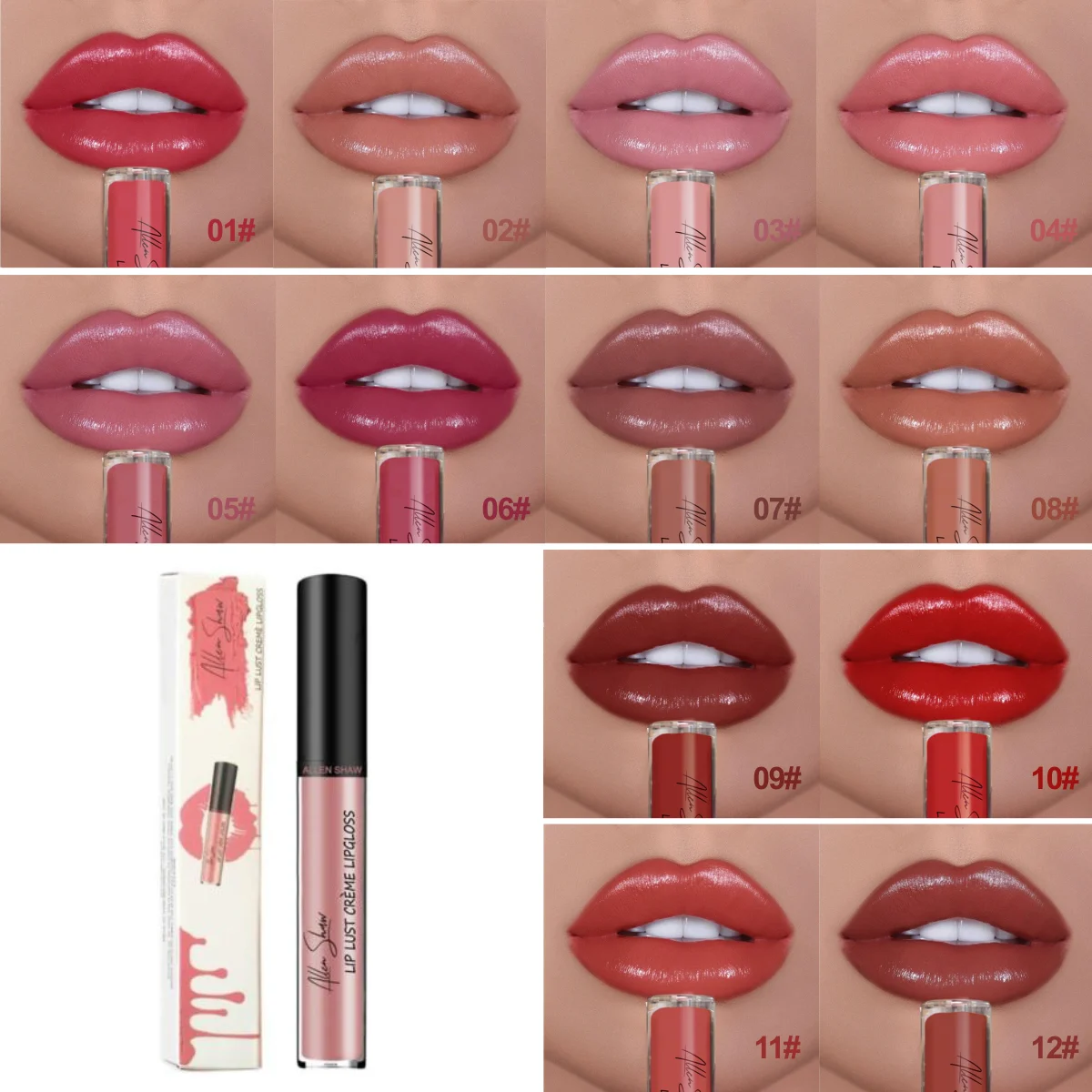 🎉 Buy 2 Get 1 Free 🎉12 Colors Cream Texture Lipstick👄