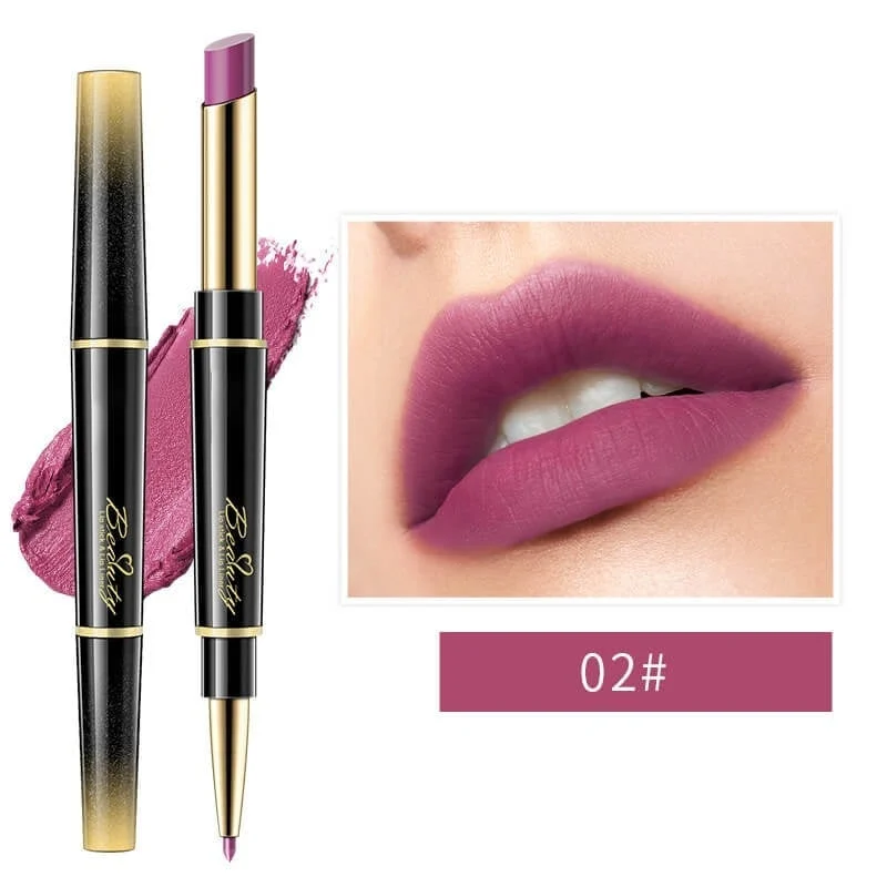 Double-ended Lipstick Automatic Lip Liner Lipstick