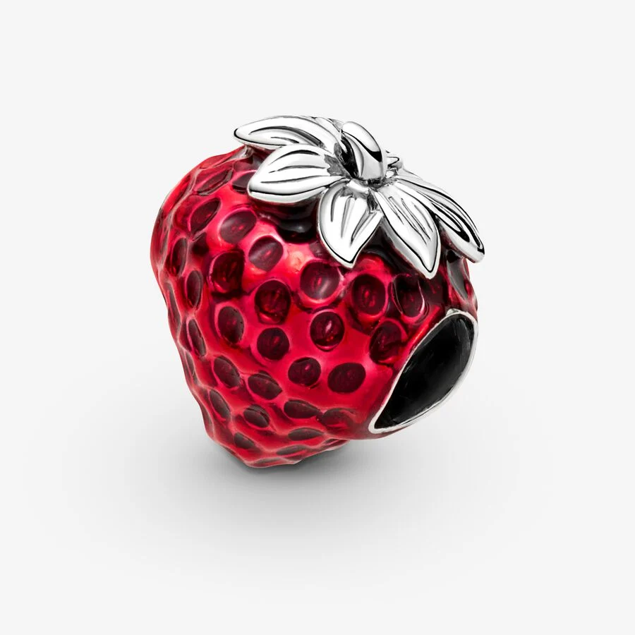 Seeded Strawberry Fruit Charm