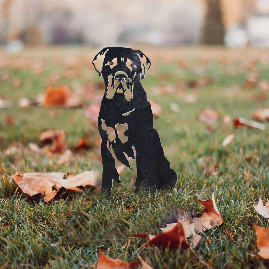 Mastiff Metal Silhouette