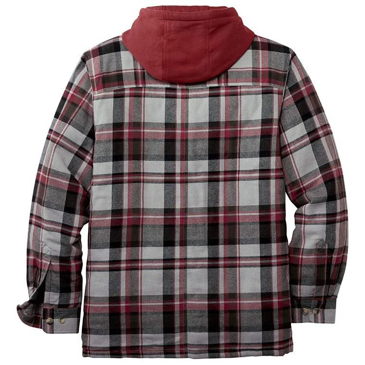 Maplewood Hoodie Flannel Shirt Jacket
