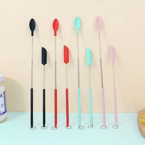 🔥BUY MORE FREE MORE🔥Mini Silicone Telescopic Spatula
