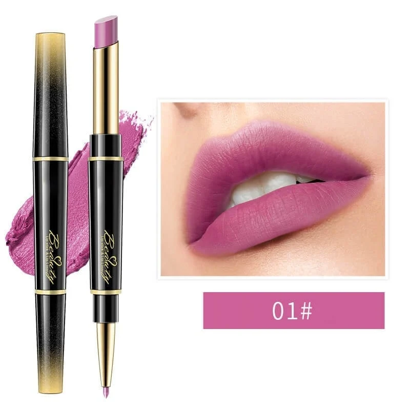 Double-ended Lipstick Automatic Lip Liner Lipstick
