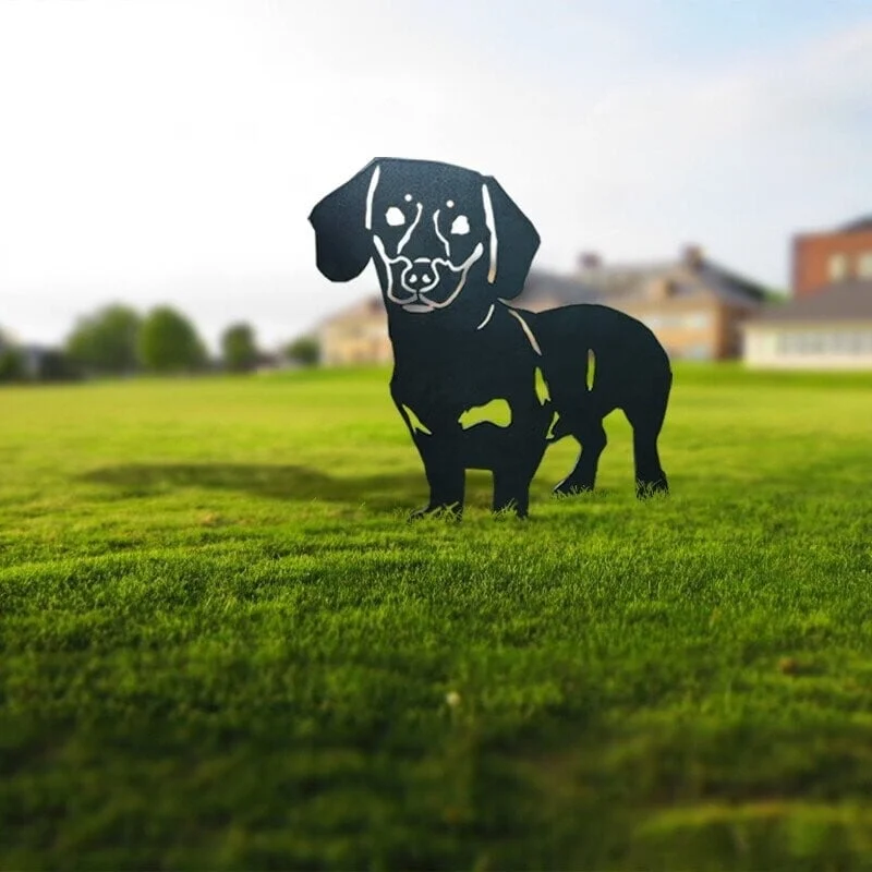 Dachshund Metal Silhouette
