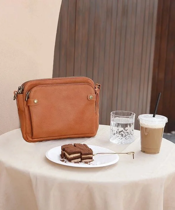 🔥Buy 2 get 1 Free🔥Three-Layer Leather Crossbody Shoulder & Clutch Bag