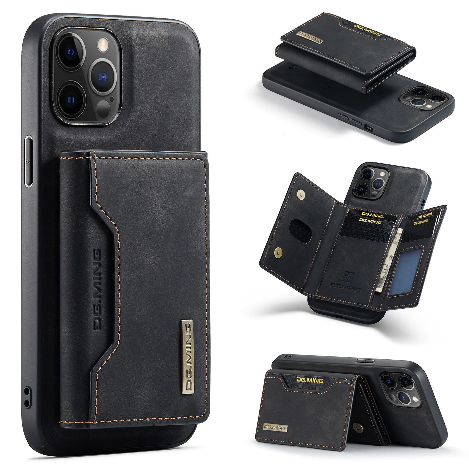 iPhone Cases Magnetic Wallet 2 In 1