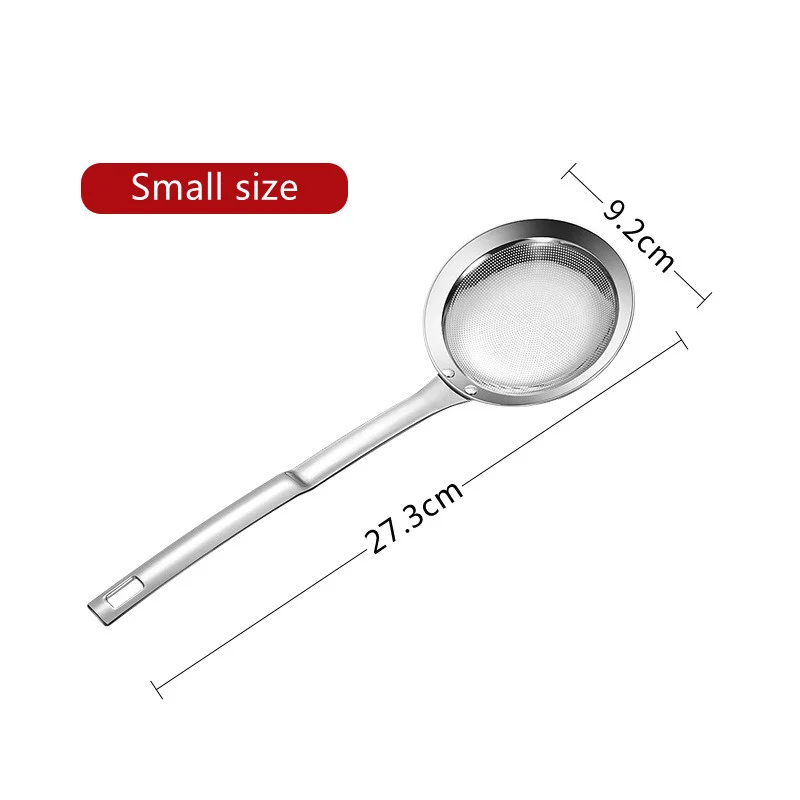 Fine mesh stainless steel colander