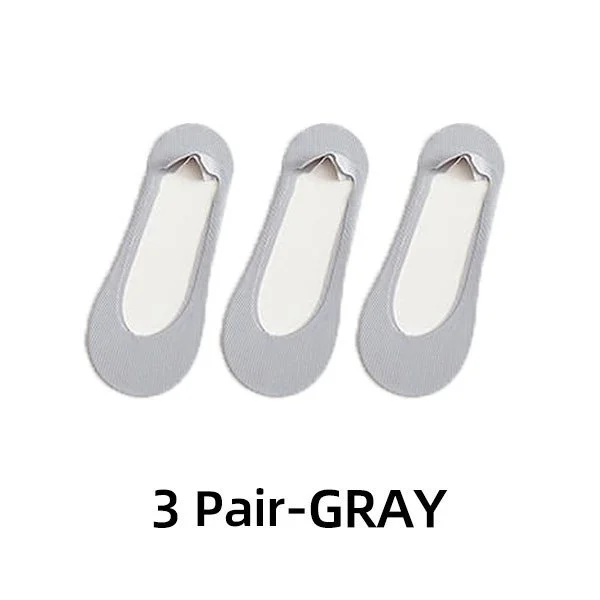 🔥BUY 4 Pairs GET 3 Pairs FREE🔥Invisible Non-slip Ice Silk Socks