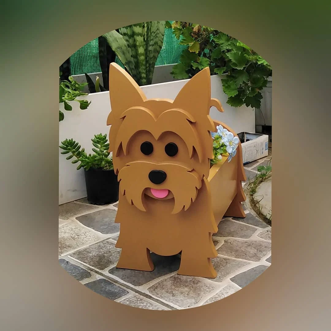 Yorkshire Brown Pet Planter
