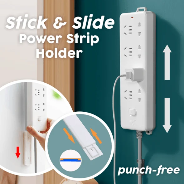 Power Strip Wall Mounted Fixer