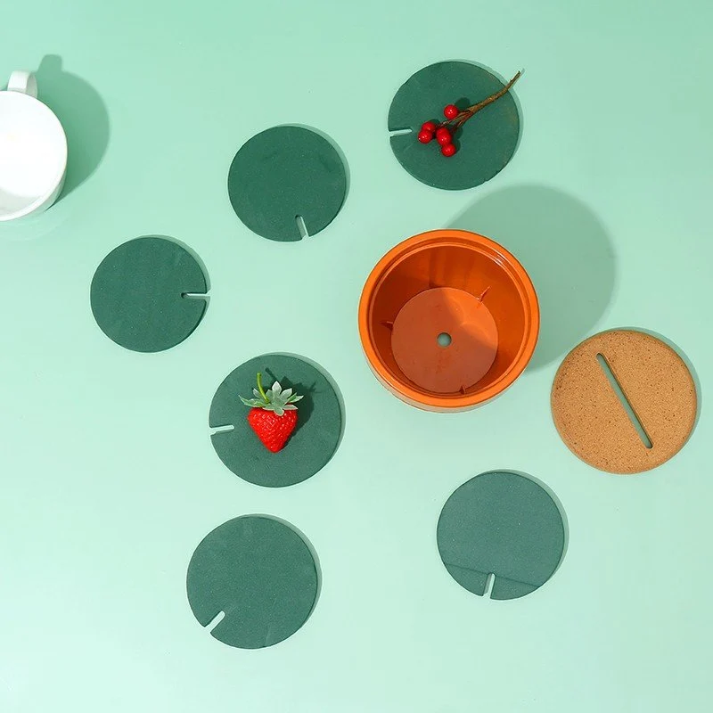 Green Coasters DIY Cactus Coaster