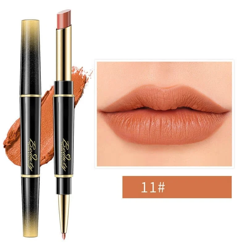 Double-ended Lipstick Automatic Lip Liner Lipstick