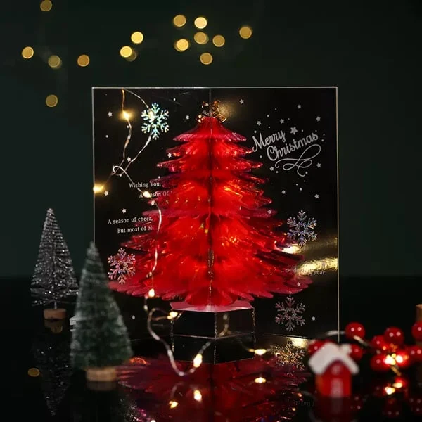 🎁Only $0.99 - The 4th Piece🎄(4PCS/SET) Special 3D Christmas Handmade Cards - BUY 2 SET FREE SHIPPING!!