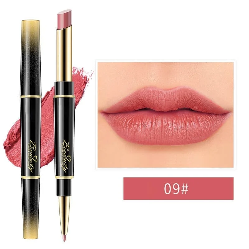 Double-ended Lipstick Automatic Lip Liner Lipstick