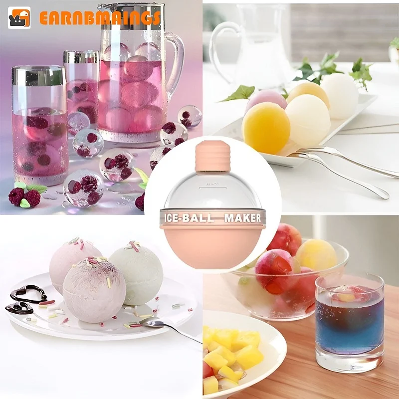 Bulb Ice Ball Maker Moldree small funnel