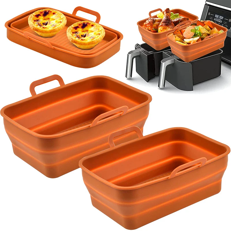 🔥Buy 2 get 1 Free🔥Foldable Air Fryer Silicone Baking Tray