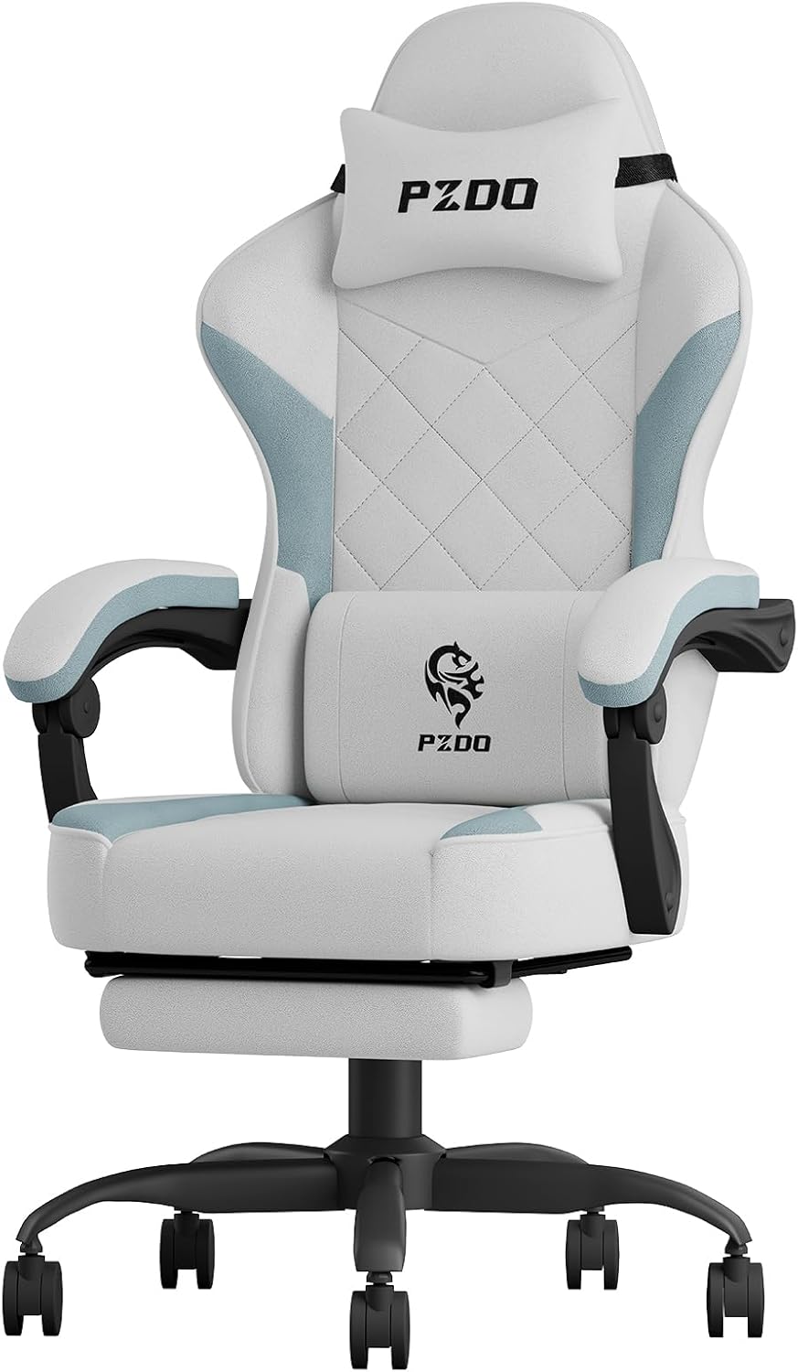 PZDO Gamer Chair Ergonomic Gaming Chair for Adults, Gaming Chair with footrest