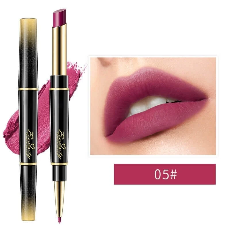 Double-ended Lipstick Automatic Lip Liner Lipstick