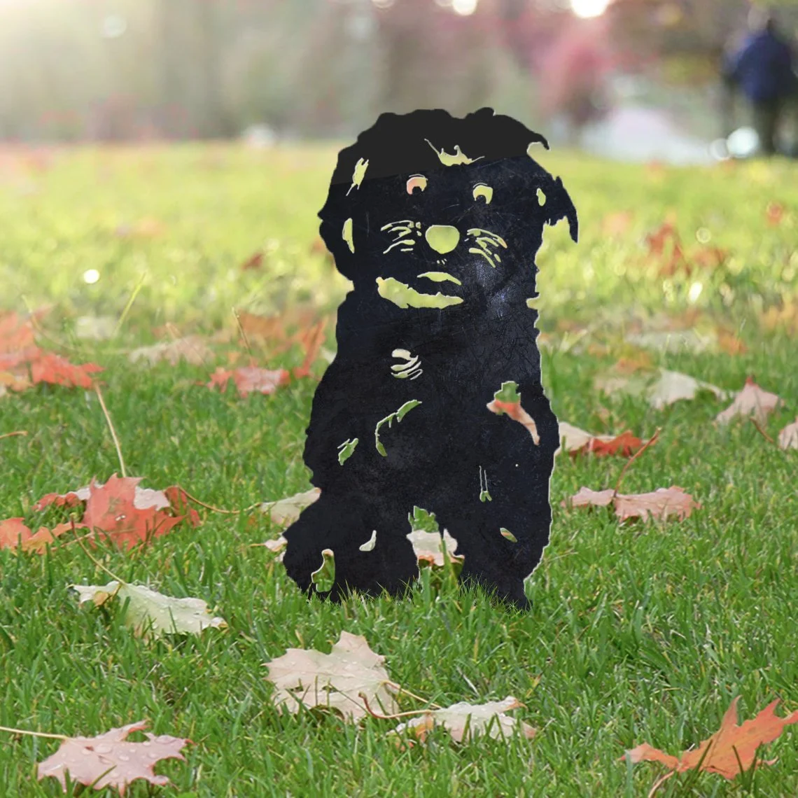 Maltese Metal Silhouette