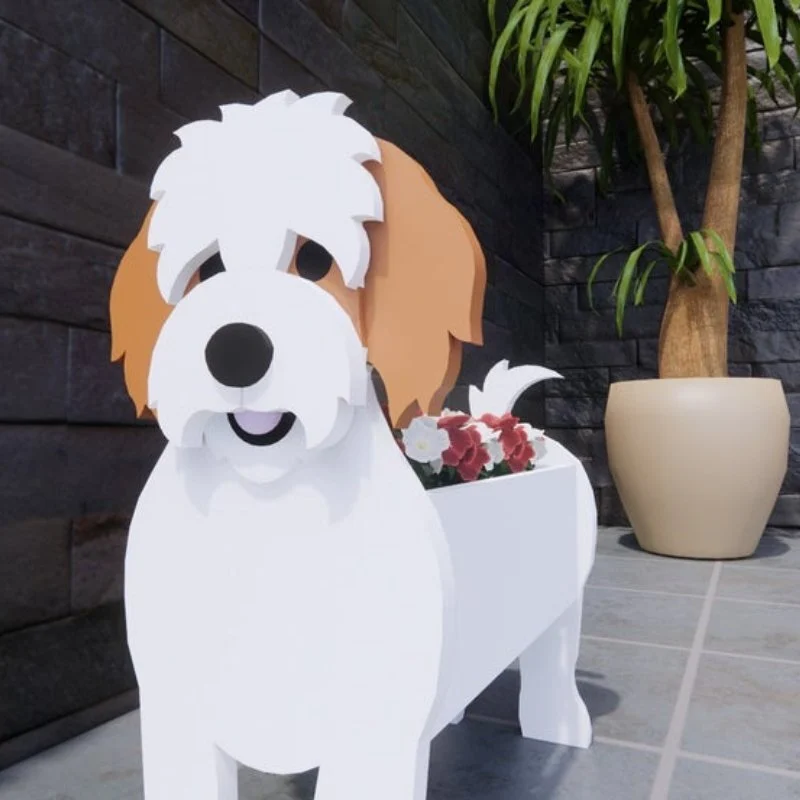 Cavachon Pet Planter