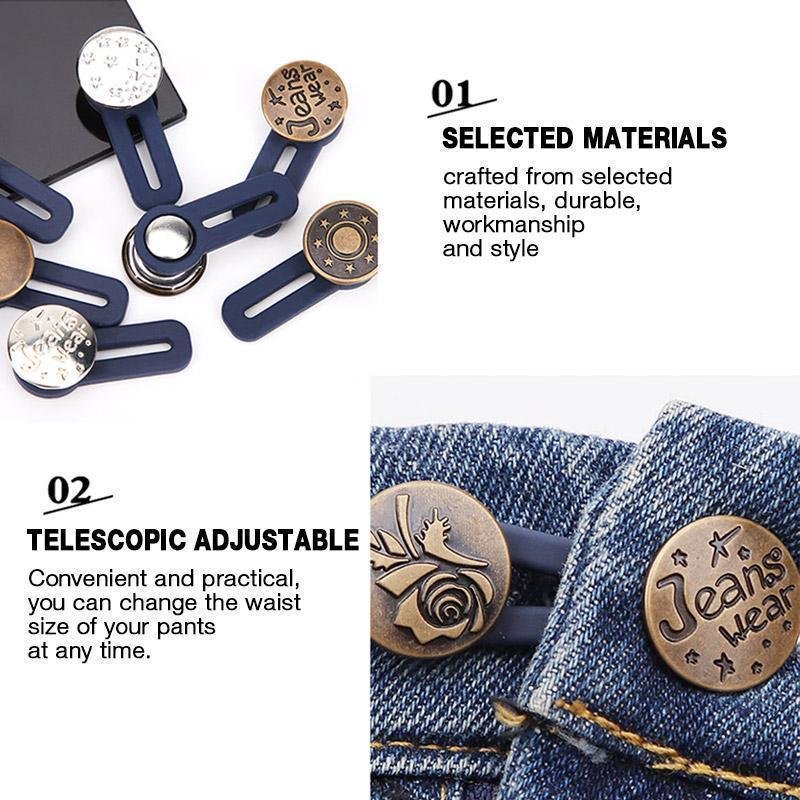🔥Buy more Save more🔥Jeans Retractable Button 8PCS