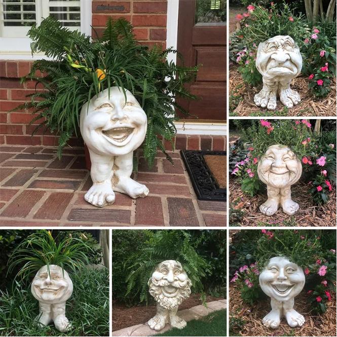 Mugglys Face Statue Planter - 2026 New Promotion 49% OFF🎊