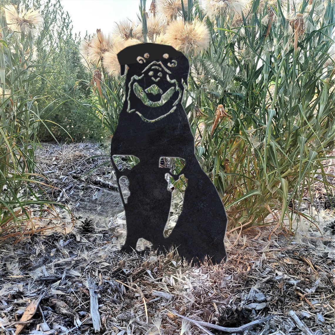Rottweiler Metal Silhouette
