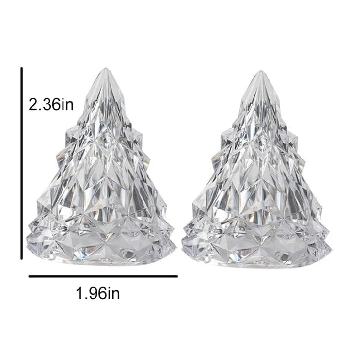 🎄Christmas Sale- 48% OFF💝Night Light Crystal Mini Christmas Tree Light Flameless LED