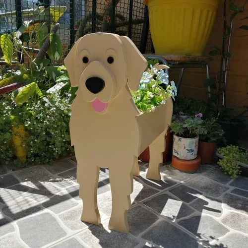 Golden Retriever Pet Planter