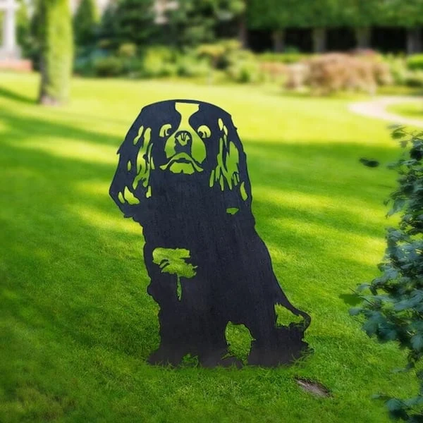 Cavalier King Charles Spaniel Metal Silhouette