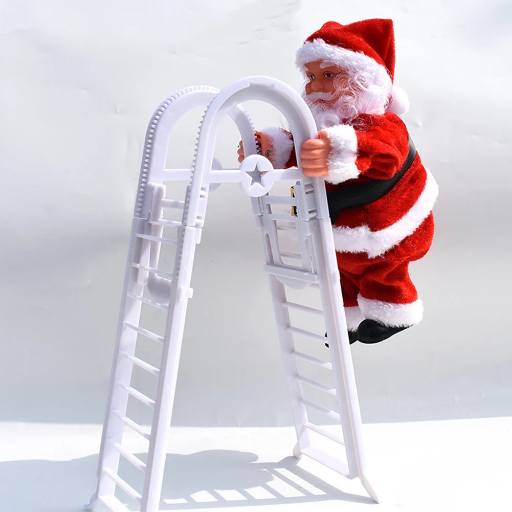 🎄 Electric Santa Claus - climbing ladder air flip