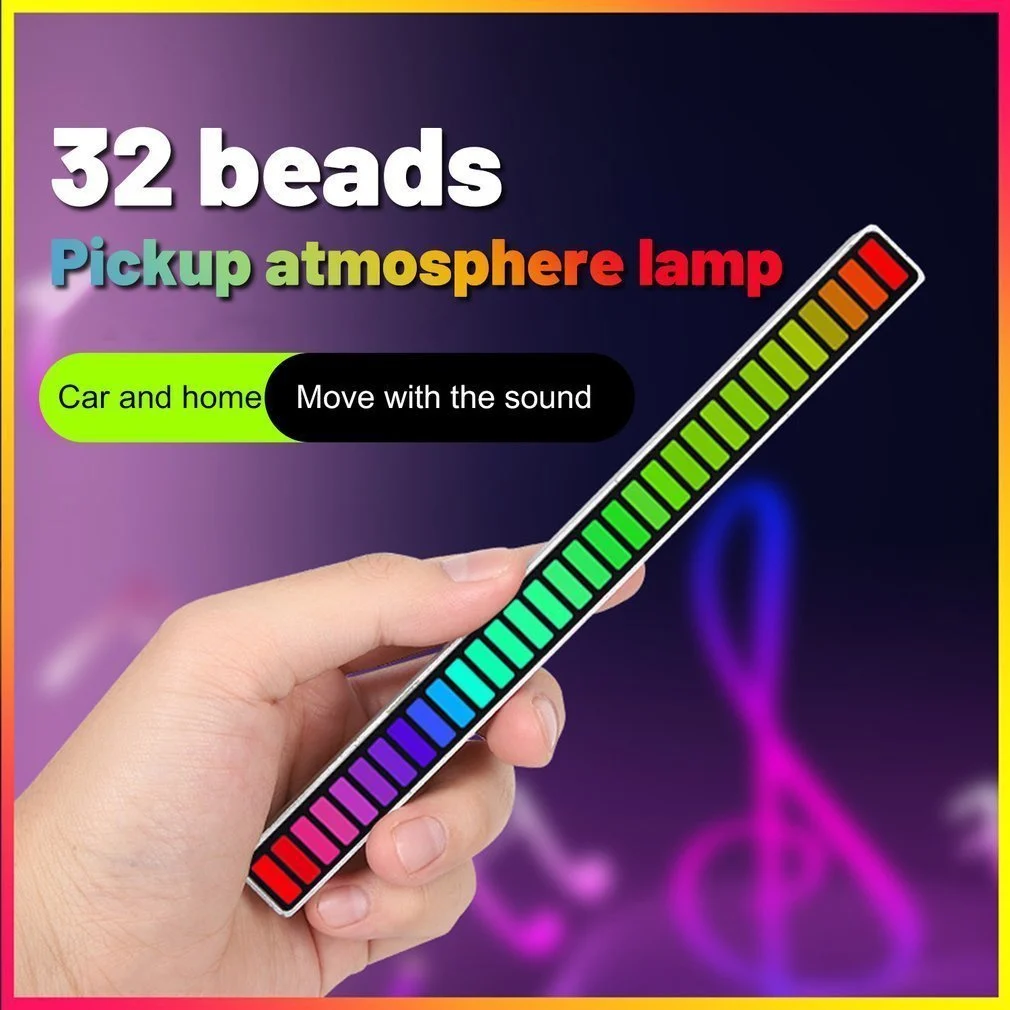 (🎄Early Christmas Sale-49% OFF) - Wireless Sound Activated RGB Light Bar 🔥Buy 3 FREE SHIPPING🔥