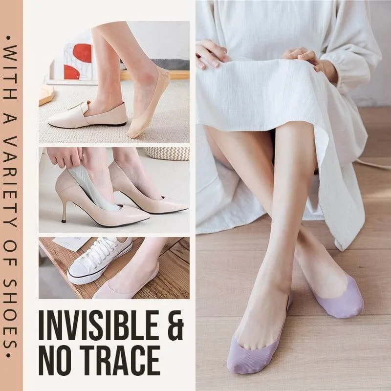 🔥BUY 4 Pairs GET 3 Pairs FREE🔥Invisible Non-slip Ice Silk Socks