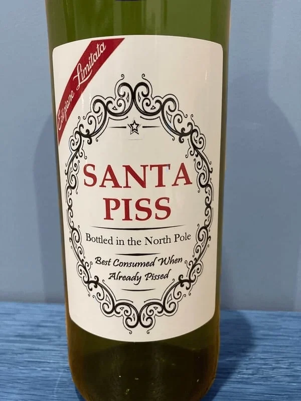 🎄Early Christmas Sale- 48% OFF🎄Christmas Funny Novelty Bottle Labels(5PCS)