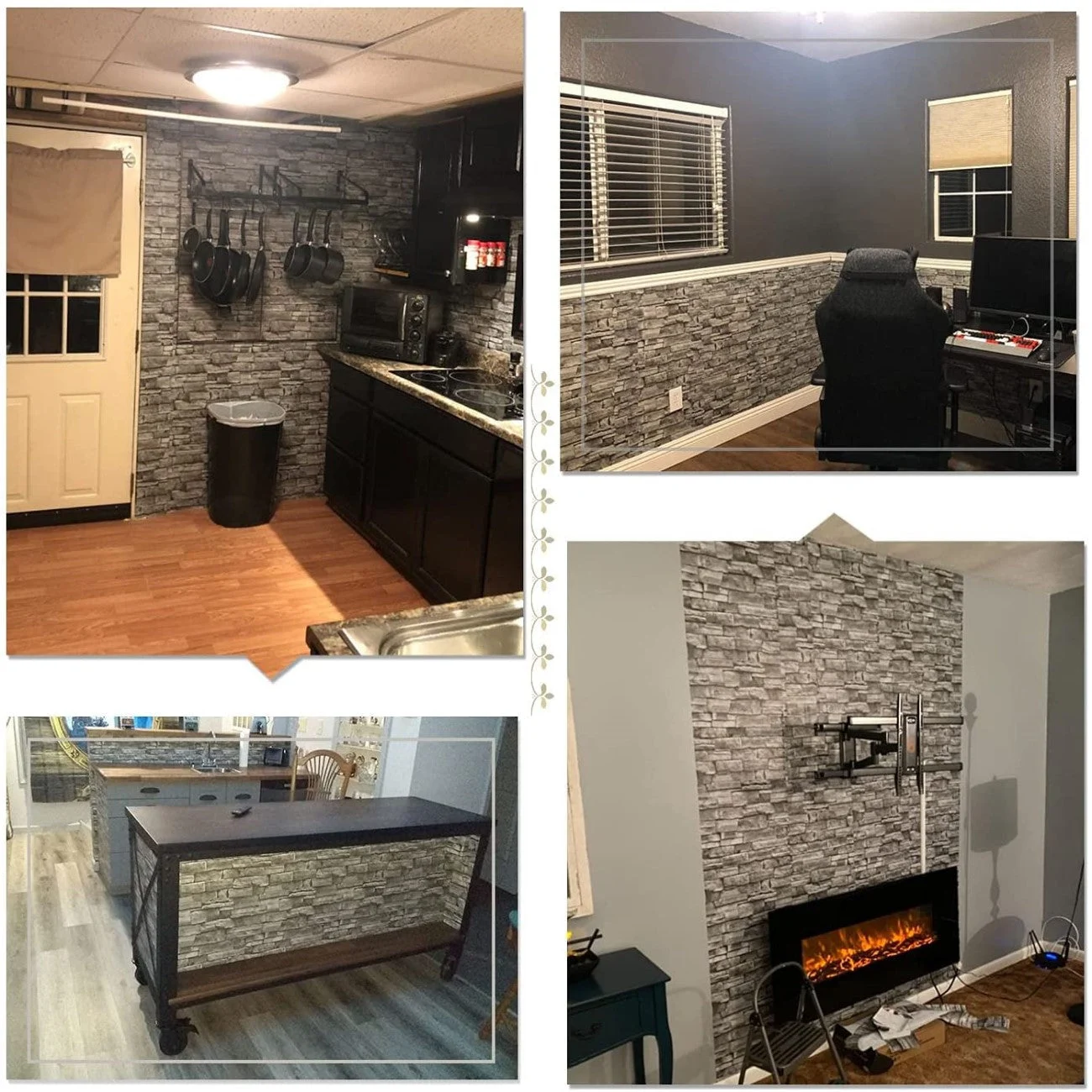 🎉Semi-Annual Sale - 50% Off - 10Pcs 3D Peel and Stick Wall Tiles(12x12 inches)