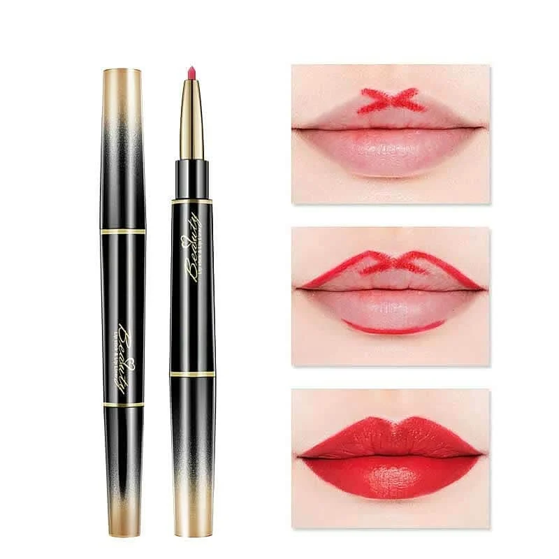 Double-ended Lipstick Automatic Lip Liner Lipstick