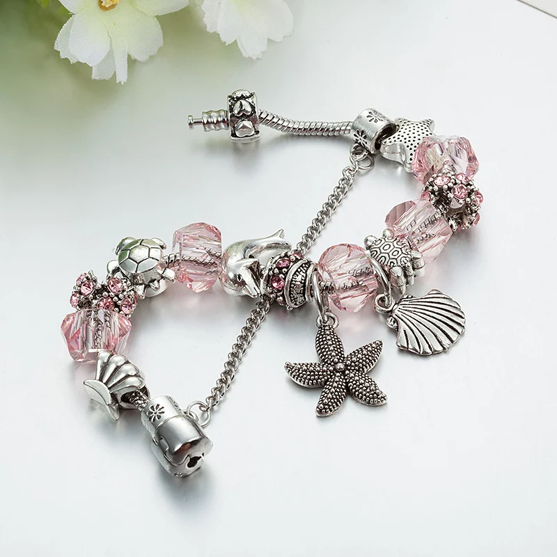 Ocean Series Starfish Dolphin Bracelet