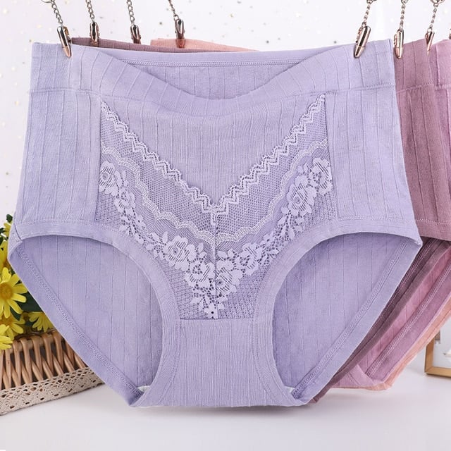 🔥(Early Christmas Sale - 49% OFF) 2022 Newest Plus Size LeakProof Lace Cotton Panties XL-6XL
