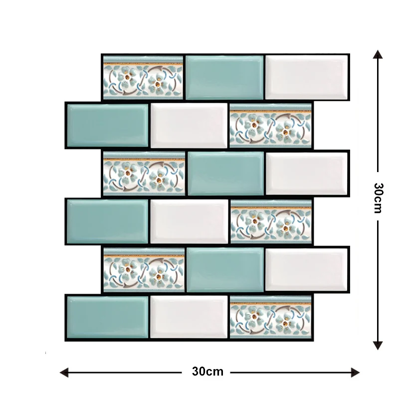 🎉Semi-Annual Sale - 50% Off - 10Pcs 3D Peel and Stick Wall Tiles(12x12 inches)