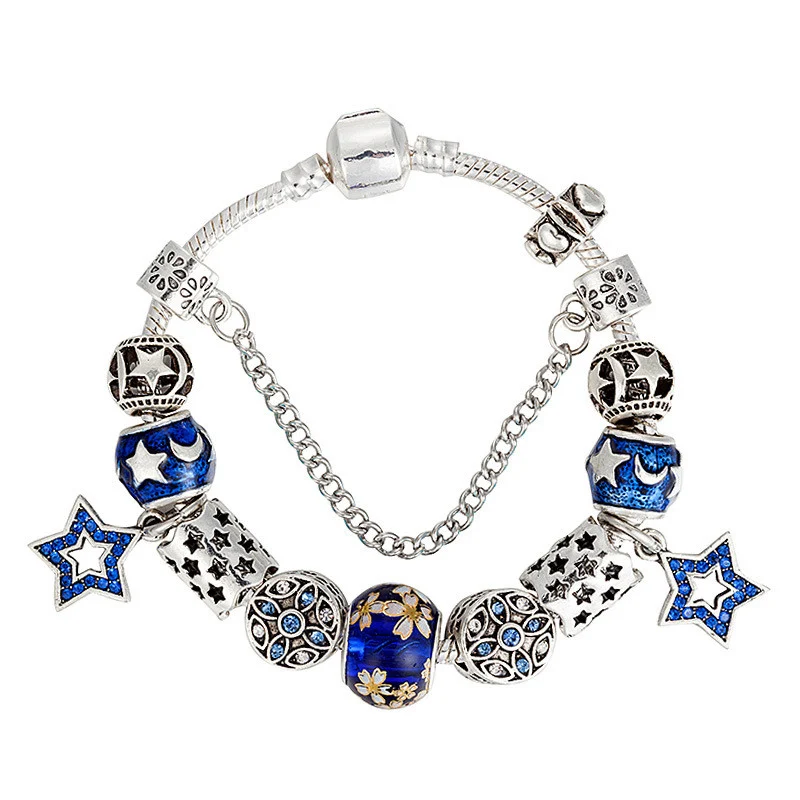 Starry Sky Series Pentagram Charm Bracelet