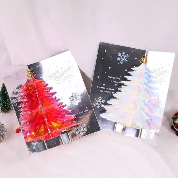 🎁Only $0.99 - The 4th Piece🎄(4PCS/SET) Special 3D Christmas Handmade Cards - BUY 2 SET FREE SHIPPING!!