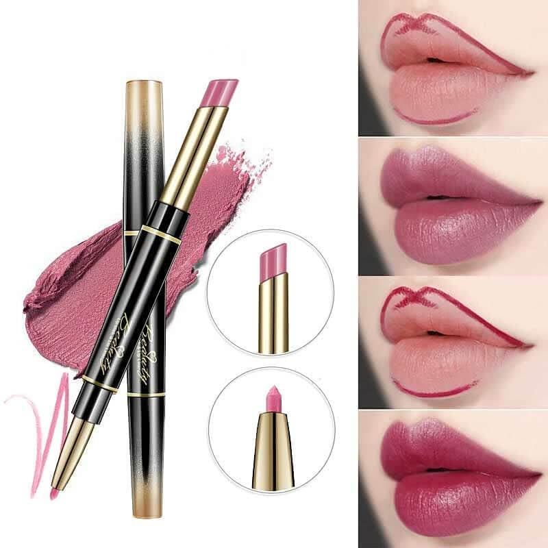 Double-ended Lipstick Automatic Lip Liner Lipstick