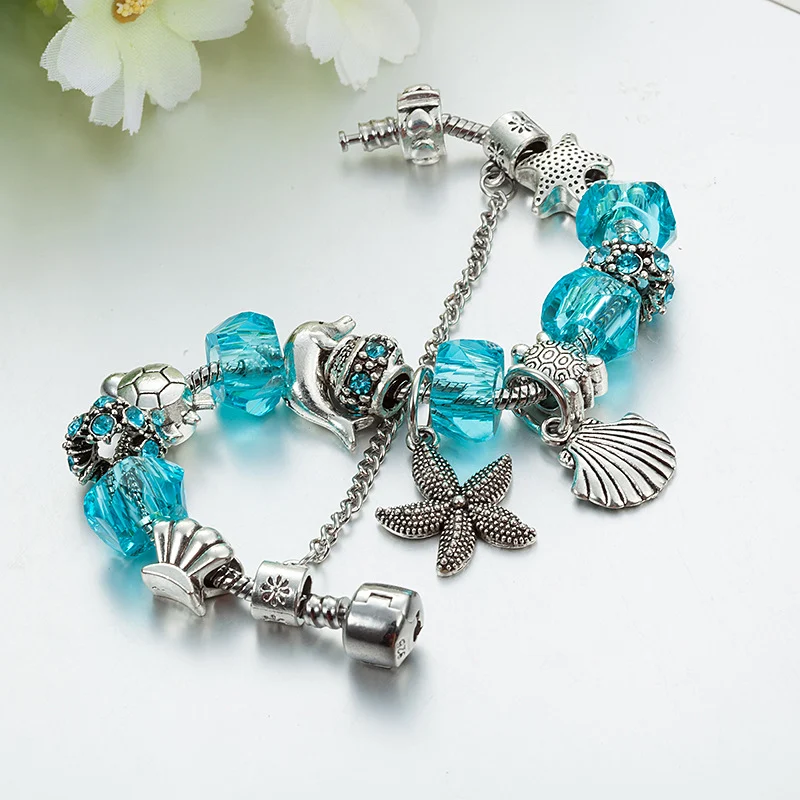 Ocean Series Starfish Dolphin Bracelet