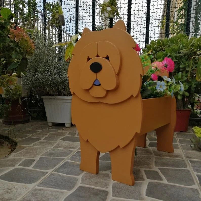 Chow Chow Pet Planter