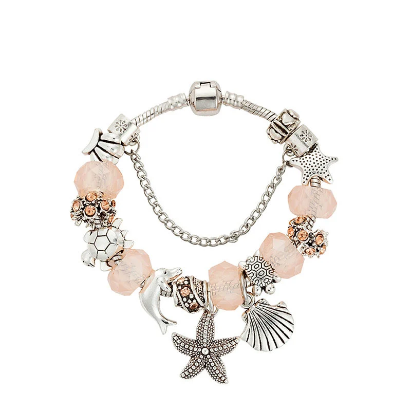 Ocean Series Starfish Dolphin Bracelet